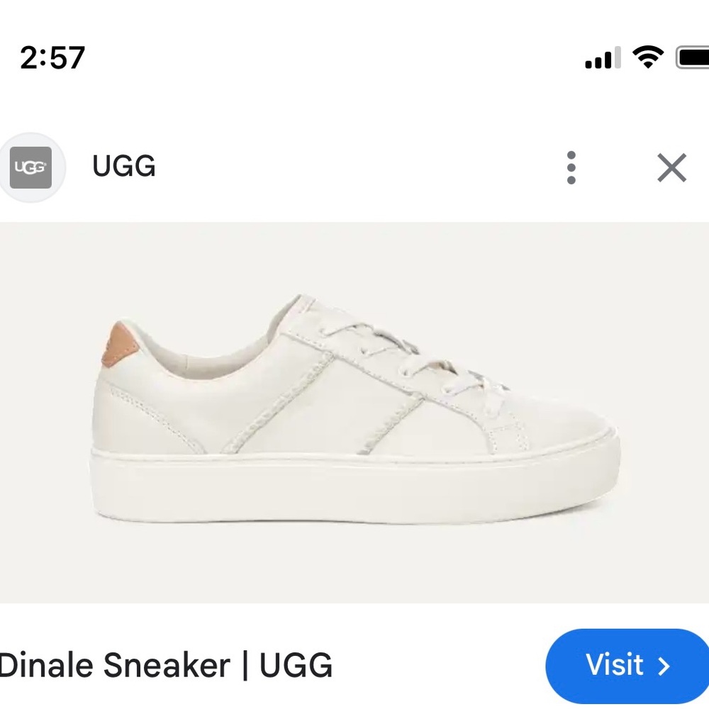 UGG Dinale leather sneakers, 6.5 - Picture 11 of 11